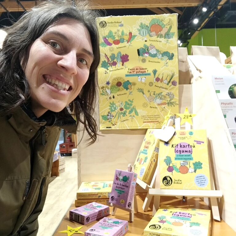 Les cartes légumes de l'association "Jardin Biskoul"